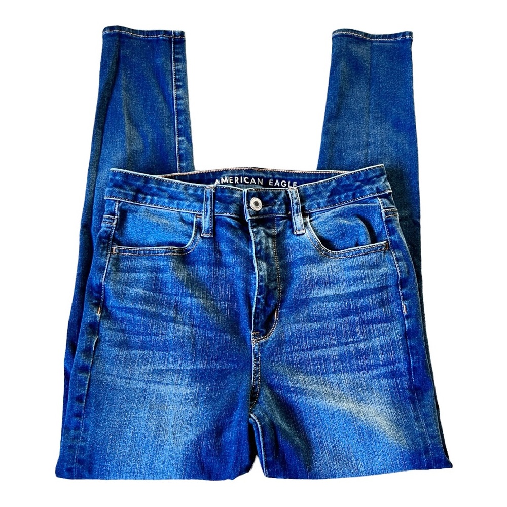 American Eagle 360 Next Level Stretch Super Hi-Rise Jegging Jeans Size 6 Short